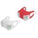 Велофонарь HJ-009 Ultra brite, 2-LED(white+red), 2xCR2032 8885 фото 3