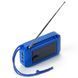 Bluetooth колонка TG368 с солнечной батареей, FM радио, speakerphone, 10 Вт, Blue 9988 фото 2