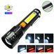Фонарь BL-P716-P50+COB (white+red), Li-Ion аккум., zoom, ЗУ Type-C 8993 фото 1