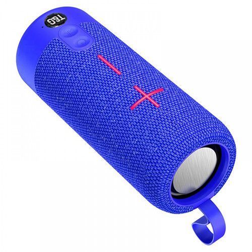 Bluetooth-колонка TG619C с RGB ПОДСВЕТКОЙ, speakerphone, радио, blue 9953 фото