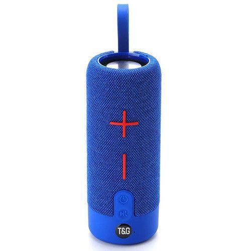 Bluetooth-колонка TG619C с RGB ПОДСВЕТКОЙ, speakerphone, радио, blue 9953 фото