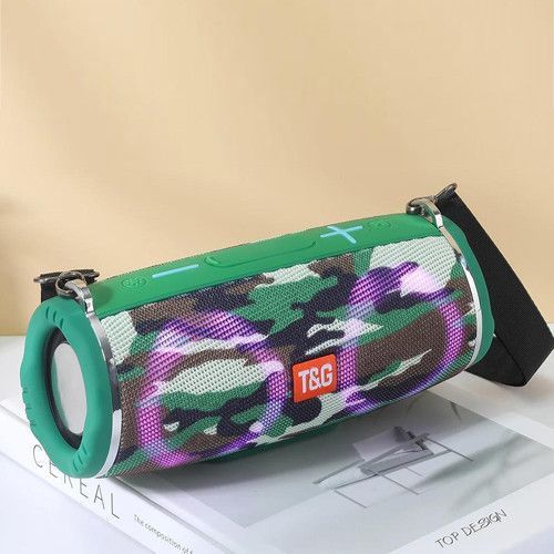 Bluetooth-колонка TG642 з RGB ПІДСВІТКОМ, speakerphone, радіо 10023 фото