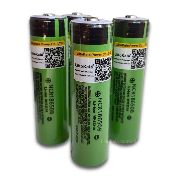 Акумулятор 18650, LiitoKala NCR 34B-JT, 3400mAh 8950 фото