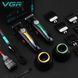 Машинка для стрижки VGR V‑010 Green, 6 насадок, 2600 mAh, 7500 об/хв, LED дисплей 9058 фото 6
