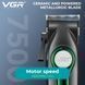 Машинка для стрижки VGR V‑010 Green, 6 насадок, 2600 mAh, 7500 об/хв, LED дисплей 9058 фото 8
