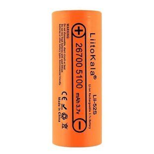 Аккумулятор 26700, LiitoKala Lii-52S, 5000mAh 10221 фото