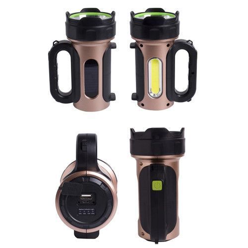 Ліхтар кемпінг переносний T93-LED+COB (white+red), power bank, Li-Ion акум., сонячна батарея, ЗП microUSB 9145 фото
