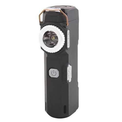 Фонарь MULTIFUNCTIONAL D51-SMD black, Li-Ion аккумулятор, индикация заряда, зажигалка, ЗУ Type-C 9931 фото