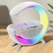 Лампа-нічник Light Sound Machine BT-3401 з бездротовою зарядкою годинником та будильником, Bluetooth колонка 10452 фото 9