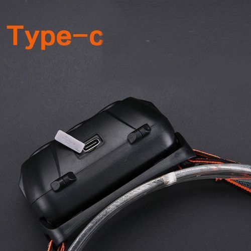 Налобний ліхтар KX-213 COB, акумуляторний, USB Type-C, 1x18650, Box 9917 фото