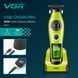 Триммер VGR V-880T BLACK, EXTERNAL ROTOR MOTOR, MIM Blade, 4 насадки, док-станция 11274 фото 4