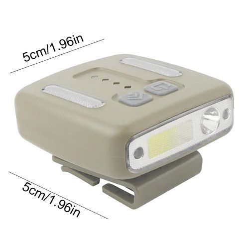 Налобний ліхтар W6129 XPE+COB+RGB, акумуляторний, Motion Sensor, USB Type-C 9932 фото