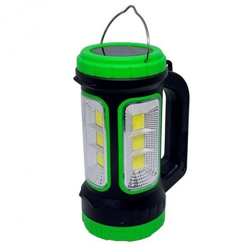 Ліхтар переносний 818C-3W+COB, power bank, Li-Ion акумулятор, сонячна батарея, ЗУ microUSB 9148 фото