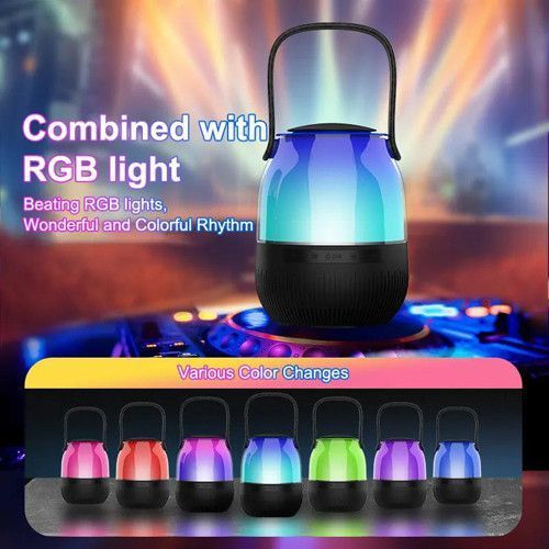 Bluetooth-колонка з RGB підсвічуванням XM-A68, мікрофон 10458 фото