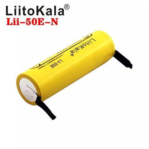 Аккумулятор 21700, LiitoKala 50E-N, 5000mAh, с контактами под пайку 10220 фото
