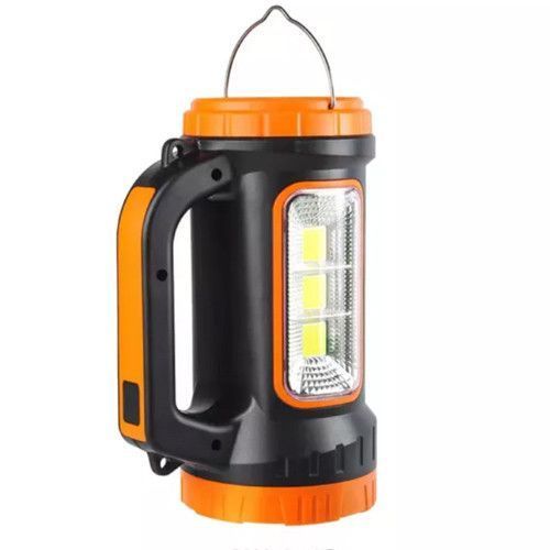 Ліхтар переносний 818C-3W+COB, power bank, Li-Ion акумулятор, сонячна батарея, ЗУ microUSB 9148 фото