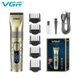 Машинка для стрижки VGR V-659 з регулюванням потужності, 5 насадок, IPX7, LED дисплей 9036 фото 1