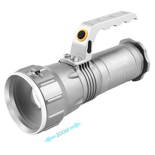 Ліхтар переносний Police K03-T6, 3x18650, ЗУ 12V/220V, zoom, BOX 4138 фото