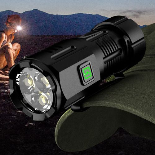 Ліхтар F30-3XPG акумуляторний, 3&times;XPG LED, 1&times;16340A, магніт, чохол, USB Type-C, індикатор заряду 10153 фото