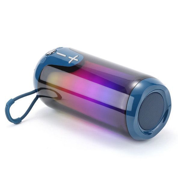 Bluetooth колонка TG651 з RGB підсвічуванням, FM-радіо, speakerphone, 15 Вт, Blue 9982 фото