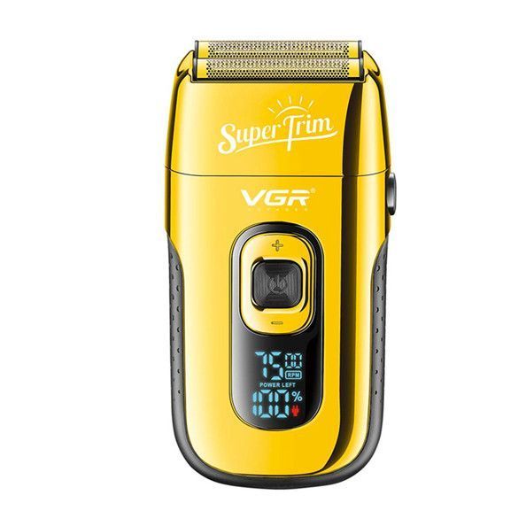 Електробритва VGR V-332 GOLD - шейвер з подвійним лезом і триммером, LED дисплей 9122 фото