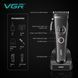 Машинка для стрижки VGR V-880C BLACK, EXTERNAL ROTOR MOTOR, MIM Blade, 11 насадок, док-станція 11277 фото 6