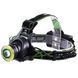 Ліхтар налобний T106-T6+COB, ЗП micro USB, 2x18650, signal light, zoom 7623 фото 2