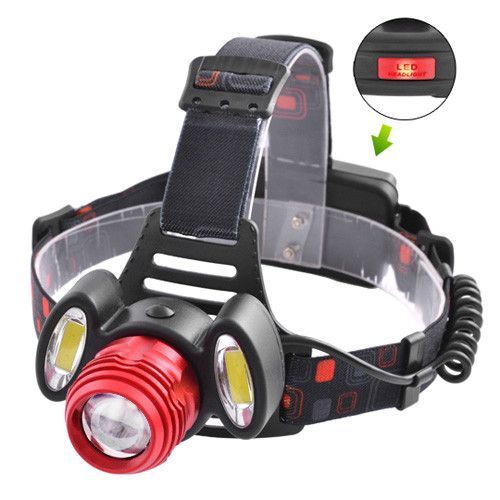 Фонарь налобный Police 2117-T6+2COB, ЗУ 220V/12V, 2x18650, zoom 4849 фото