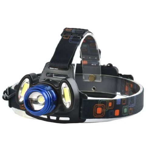 Фонарь налобный Police 2117-T6+2COB, ЗУ 220V/12V, 2x18650, zoom 4849 фото