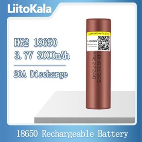Акумулятор високострумовий 18650, LiitoKala Lii-HG2, 3000mah 8946 фото