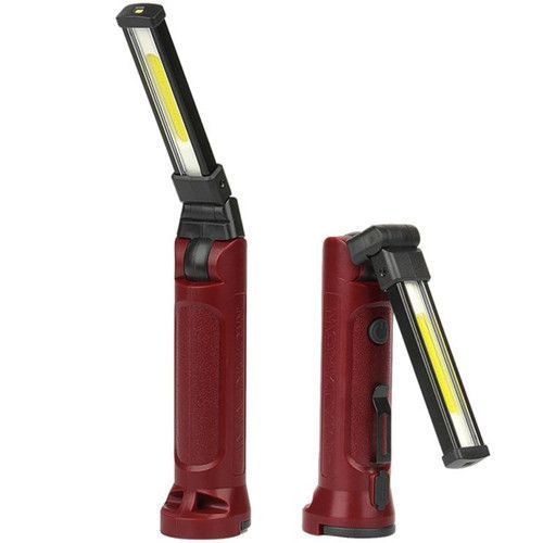 Фонарь WORKLIGHT-71-XPE+COB(white+red), Li-Ion акб, поворот 180&ordm;+180&ordm;, зажим, крюк, магнит, ЗУ Type-C 9657 фото