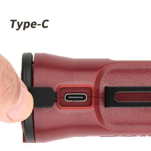 Фонарь WORKLIGHT-71-XPE+COB(white+red), Li-Ion акб, поворот 180&ordm;+180&ordm;, зажим, крюк, магнит, ЗУ Type-C 9657 фото