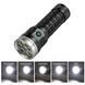 Ліхтар W5185-8XHP360 - надпотужний акумуляторний LED, 1x18650, індикатор заряду, зарядка Type-C, Box 9939 фото 3