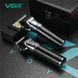 Професійна вологостійка машинка для стрижки VGR V-682 з LED-дисплеєм та 6 насадками 10524 фото 5
