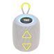 Bluetooth колонка TG655 з RGB підсвічуванням, FM-радіо, speakerphone, 25 Вт, Grey 9965 фото 1