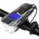 Велосипедный звонок + компьютер + велофара XA-585-T6+2LED, ЗУ micro USB, встр. аккум., выносная кнопка 7648 фото 2