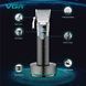 Професійна вологостійка машинка для стрижки VGR V-682 з LED-дисплеєм та 6 насадками 10524 фото 3