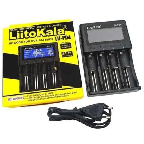 Зарядний пристрій LiitoKala Lii-PD4, 4хАА /ААА/A /14500 /16340 /18350 /18650 /26650, LiFePO4, NiCd/NiMH 9414 фото