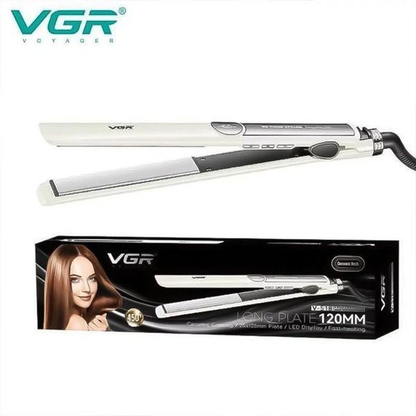 Плойка для волосся VGR V-518 WHITE - кераміка, LED дисплей, температура до 230 &deg; C 11197 фото