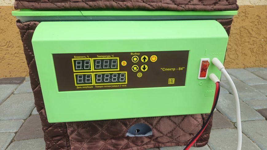 Інкубатор з автоматичним переворотом універсальний Спектр-84-01 220\12V ( резервне живлення 12В ) 84-01 фото