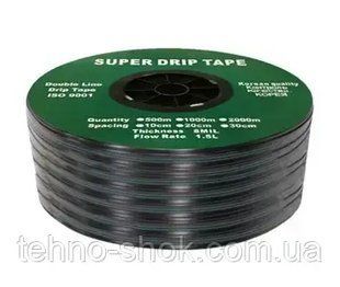 Крапельна стрічка емітерна SUPER DRIP TAPE (бухта 1000м крок 10см) Корея 46783 фото