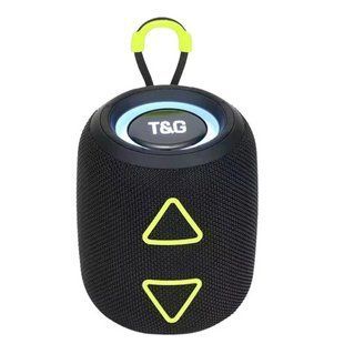 Bluetooth колонка TG655 з RGB підсвічуванням, FM-радіо, speakerphone, 25 Вт, Black 9964 фото