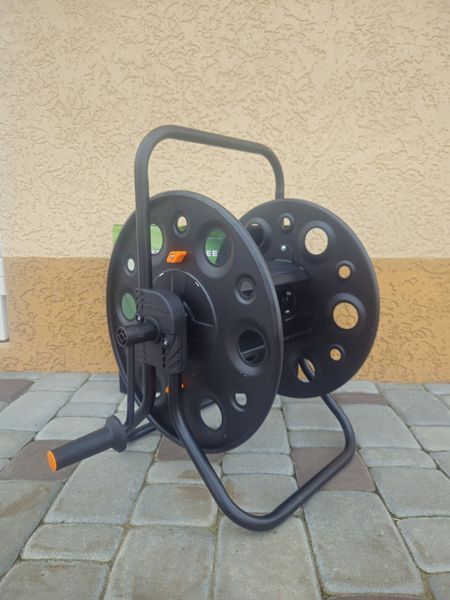 Котушка для поливального шланга металева Metal hose reel 1/2" (100 метрів) 3903 фото