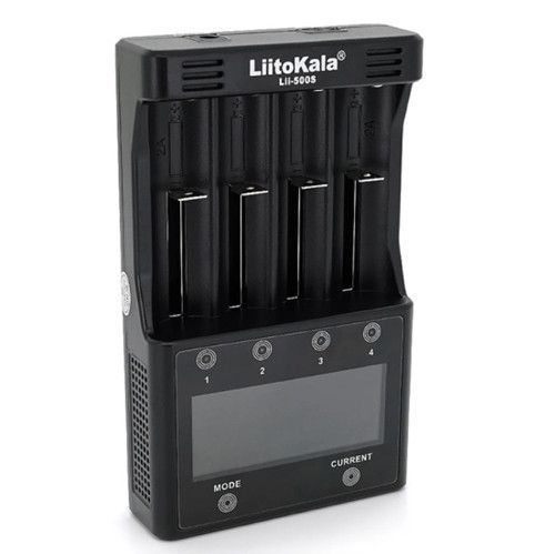 LiitoKala Lii-500S інтелектуальний зарядний пристрій АА, ААА, 18650, 26650, 21700 Li-ion, Ni-MH, Ni-Cd 9307 фото