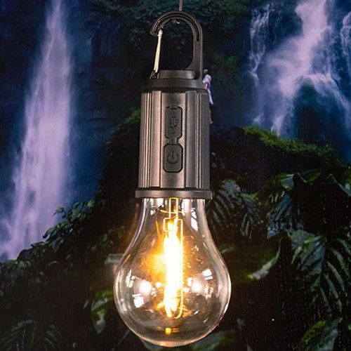 LED лампочка с аккумулятором Yajia HK-169-COB, Lithium Battery, крюк, ЗУ Type-C 10093 фото