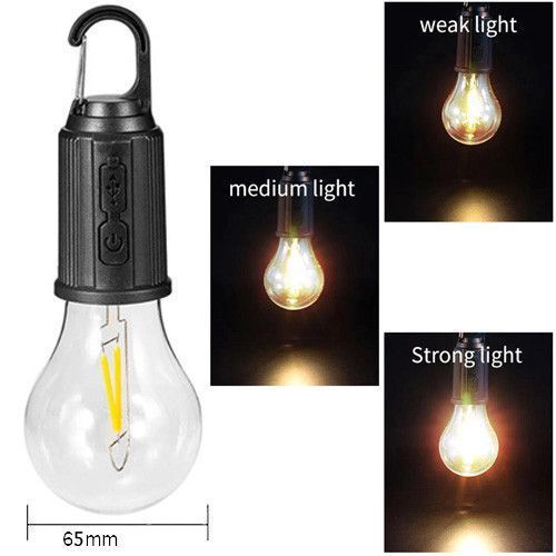 LED лампочка с аккумулятором Yajia HK-169-COB, Lithium Battery, крюк, ЗУ Type-C 10093 фото