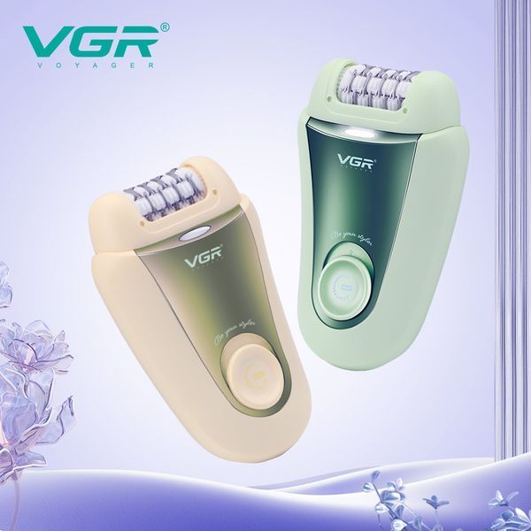 Эпилятор VGR GOLD 2 в 1 V-758 с 2 насадками &mdash; для лица и тела, эффективное удаление волос 10923 фото