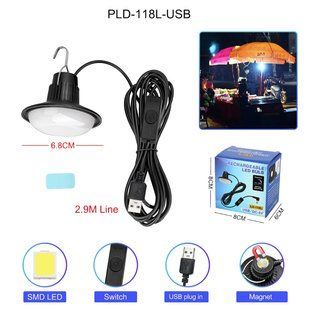 Светодиодная LED лампа 118L-19SMD, кабель 2.9 м, крюк, магнит, питание от USB (Yajia) 10881 фото