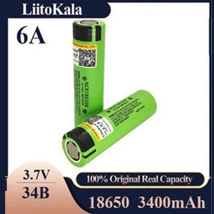 Акумулятор 18650, LiitoKala NCR 34B, 3400mAh оригінал 8949 фото