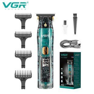 Профессиональный триммер VGR V-961 с LED-дисплеем и 4 насадками 10536 фото